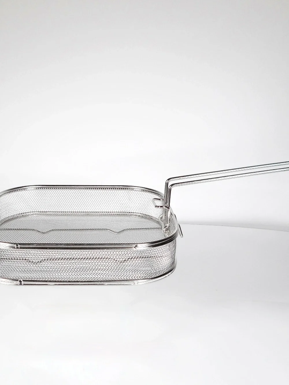 Curtis Stone Easy Lift Mesh Basket Stainless Steel Pasta Boil Vegetable Blanch